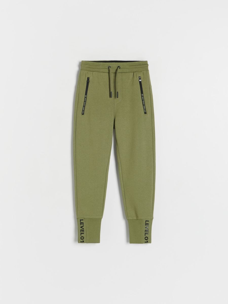Sportowe joggery - oliwkowy - RESERVED