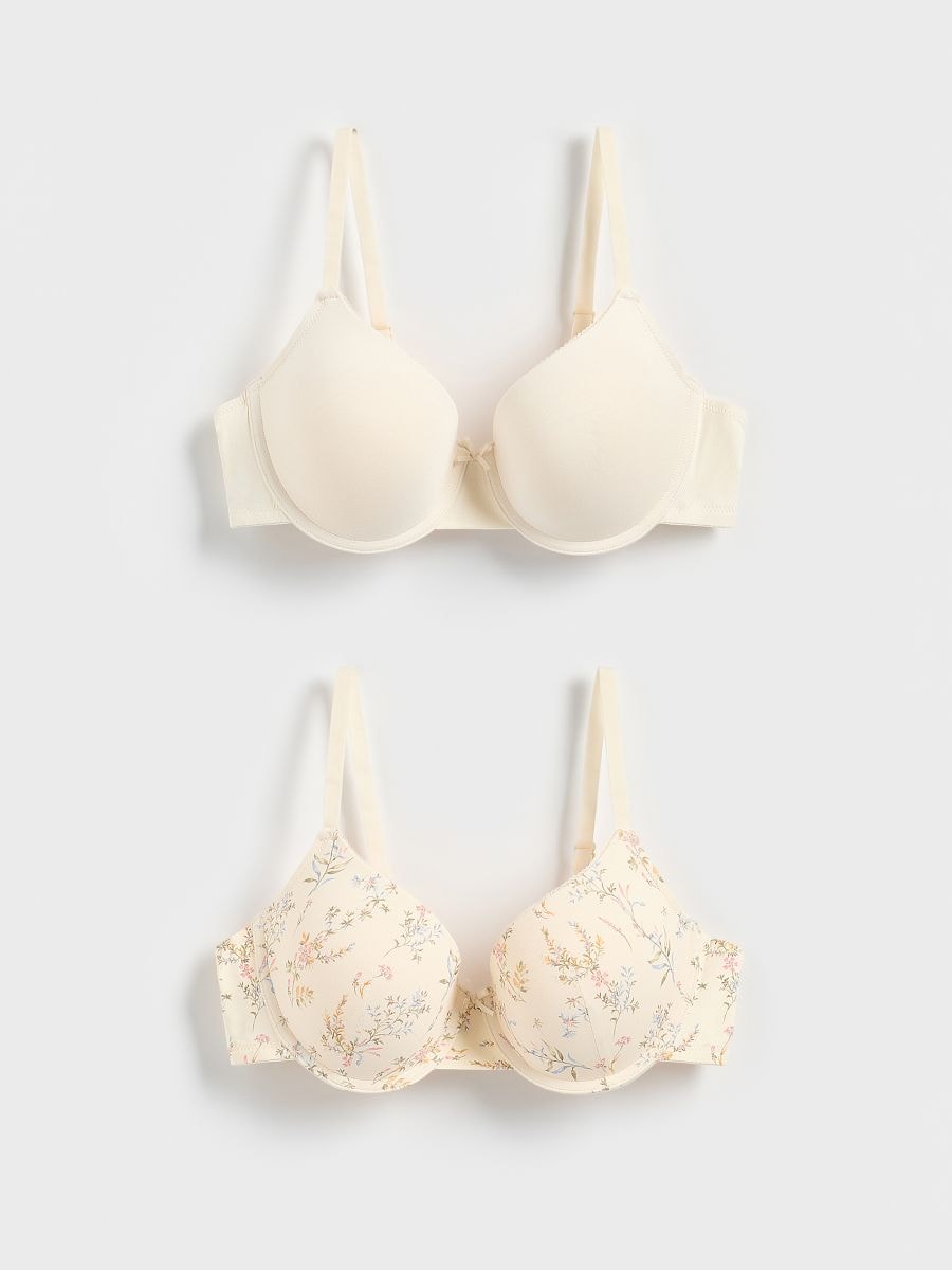 BH mit geformten Cups, 2er-Pack - beige - RESERVED - 2