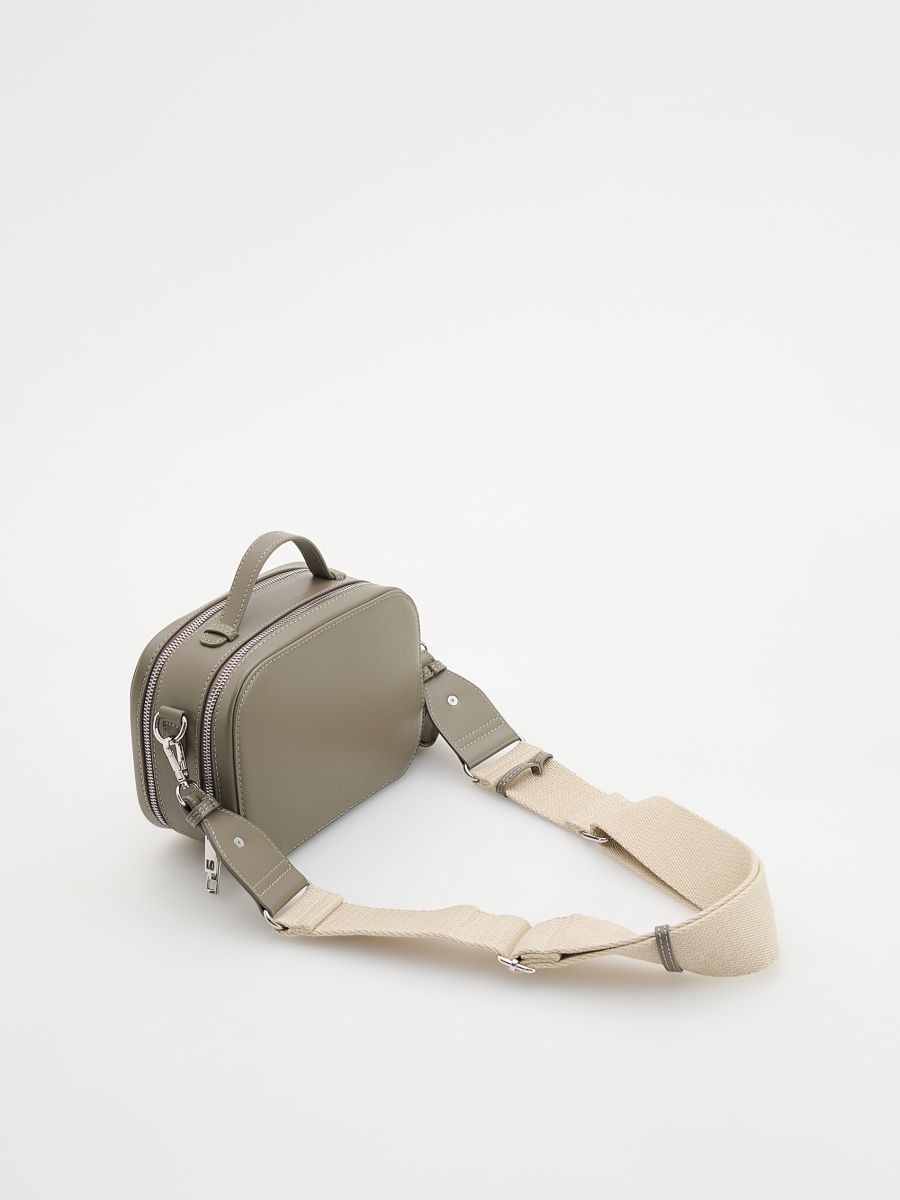 Crossbody bag with keychain - mid grey - RESERVED - 3
