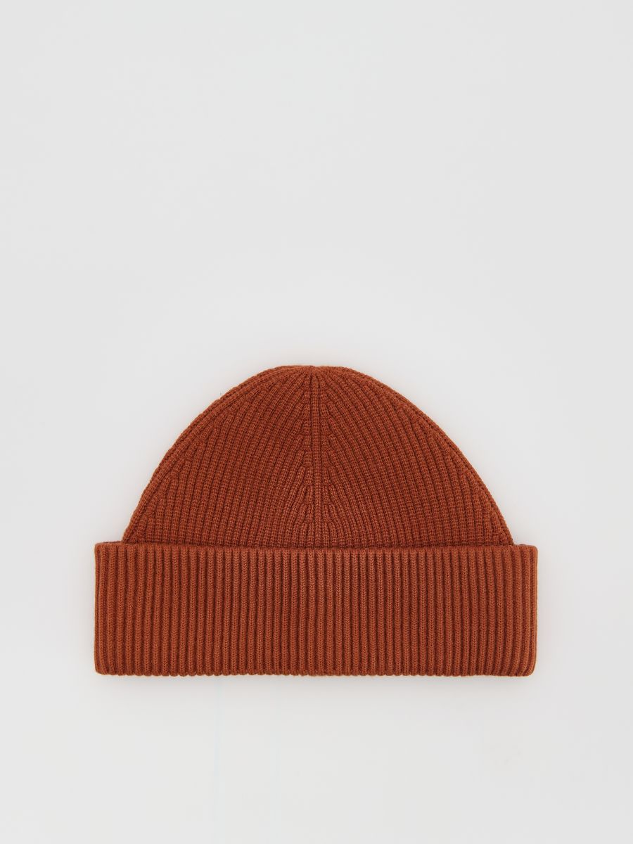 Beanie από μείγμα βισκόζης - χαλκινο - RESERVED