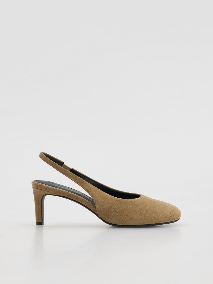 Suede pumps - beige - RESERVED