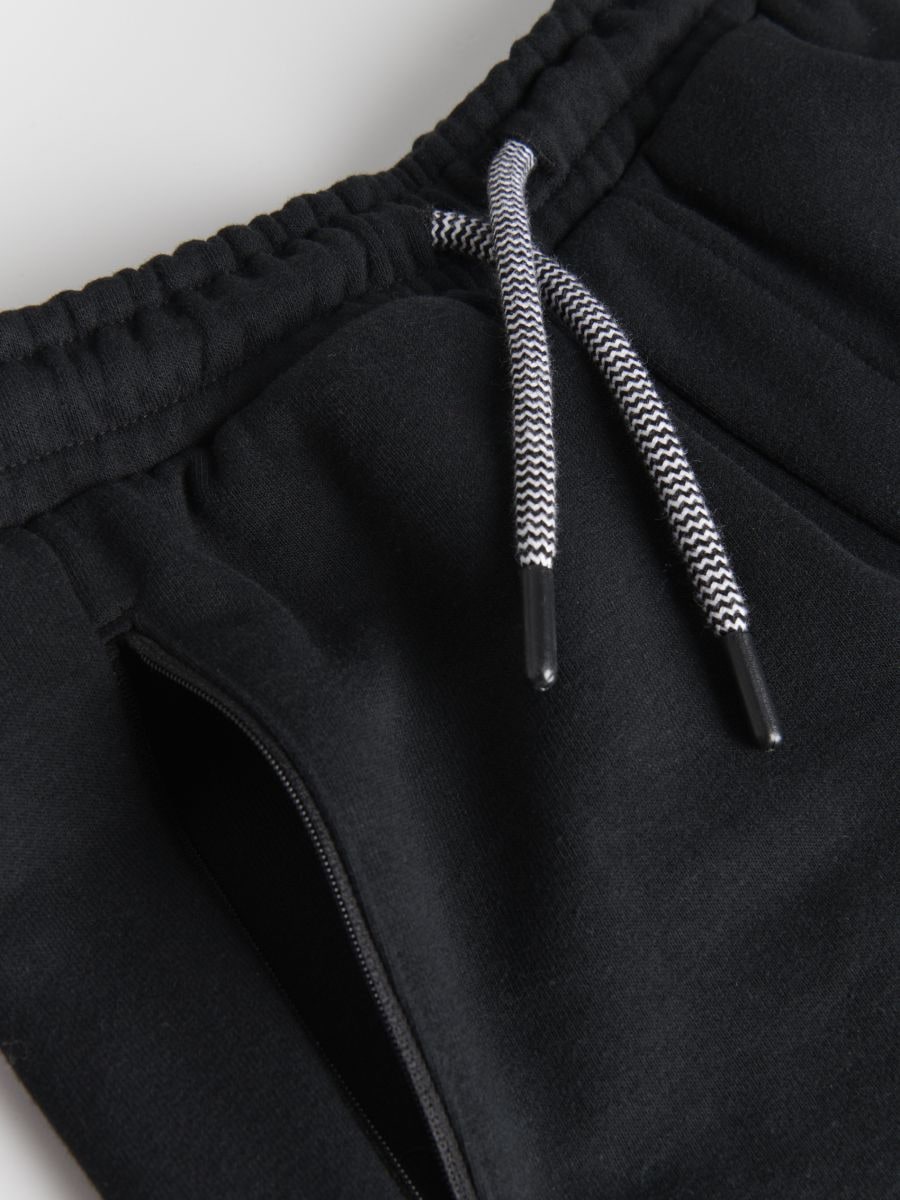 Sweat joggers with zip fasteners - black - RESERVED - 4
