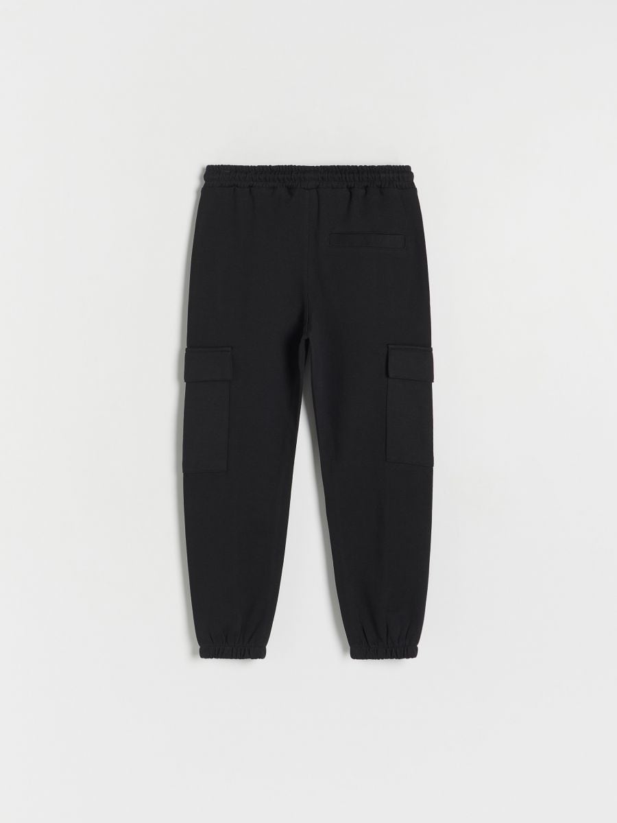 Cargo style tracksuit bottoms - black - RESERVED - 3