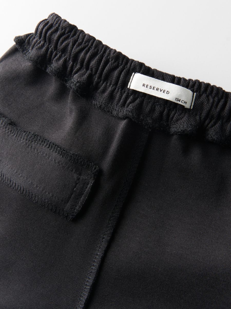 Cargo style tracksuit bottoms - black - RESERVED - 5