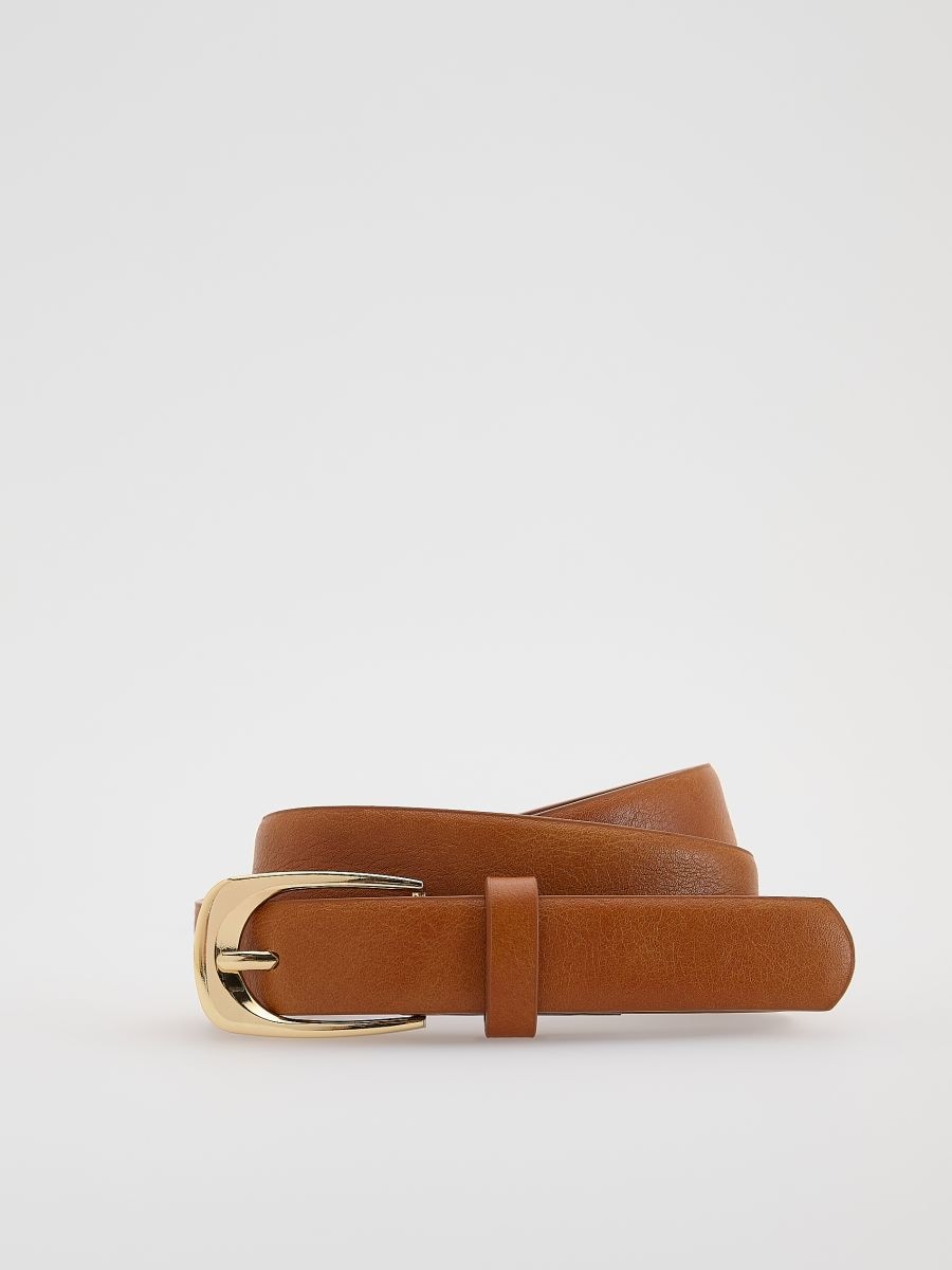 Buckle belt - carmine - RESERVED