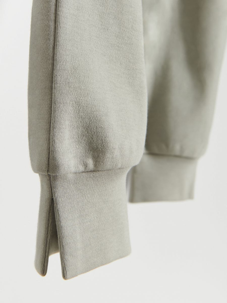 Pamučne jogger pantalone - svetlo maslinasta - RESERVED - 4