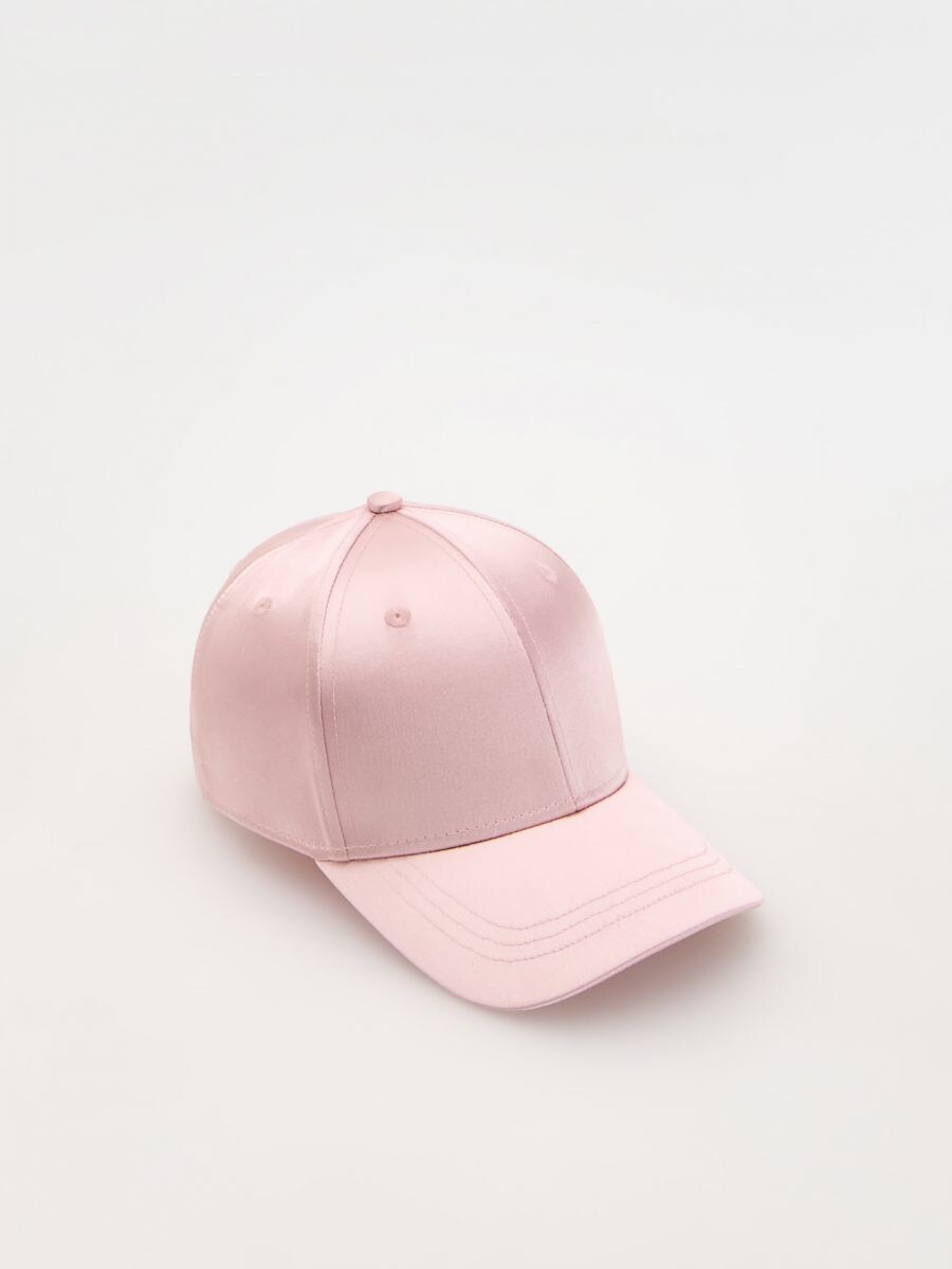 Kepurė su snapeliu - pastelinė rožinė - RESERVED