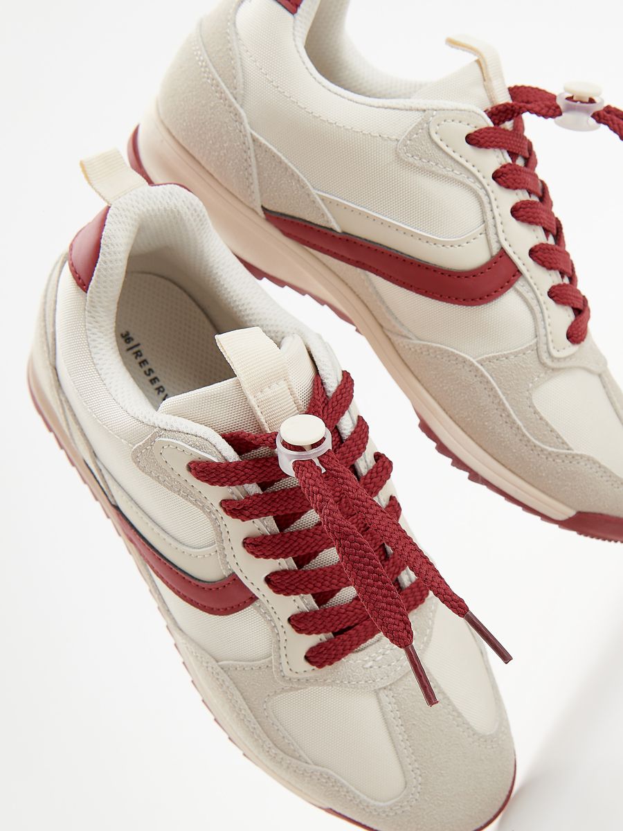 Trainers with toggle - cream - RESERVED - 3