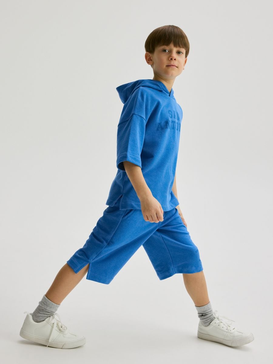 Cotton set with shorts - blue - RESERVED - 6