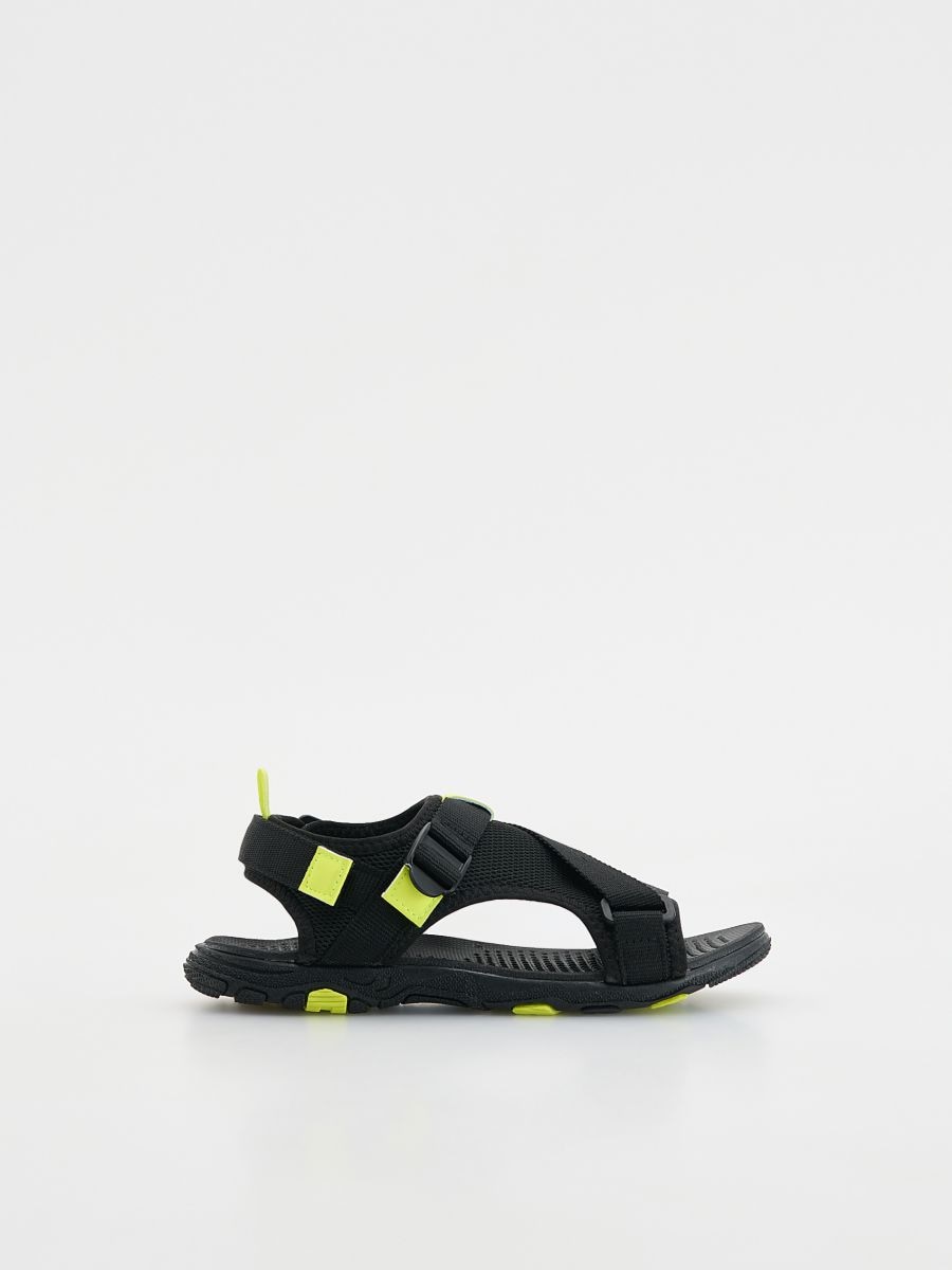Sandals with velcro fastening - black - RESERVED - 2