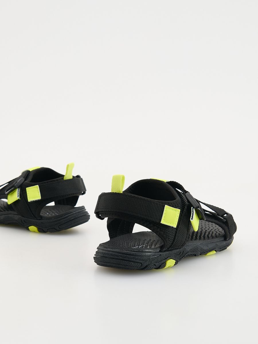 Sandals with velcro fastening - black - RESERVED - 3