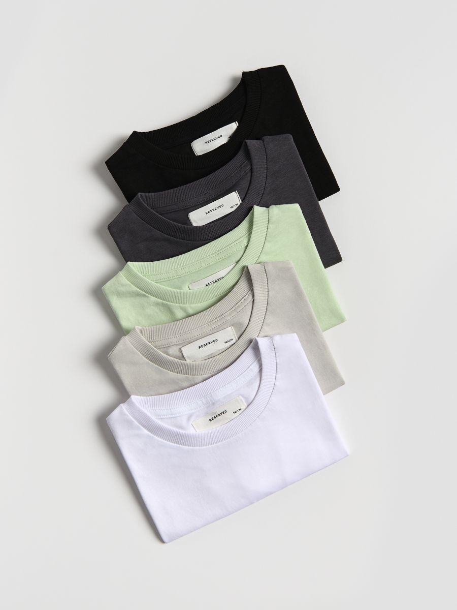 BOYS` T-SHIRT - dark grey - RESERVED