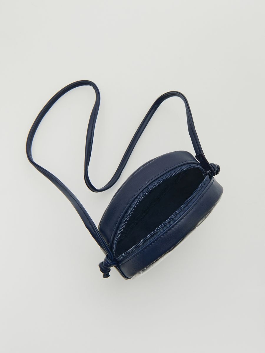 Mini torbica z aplikacijo - navy - RESERVED - 3
