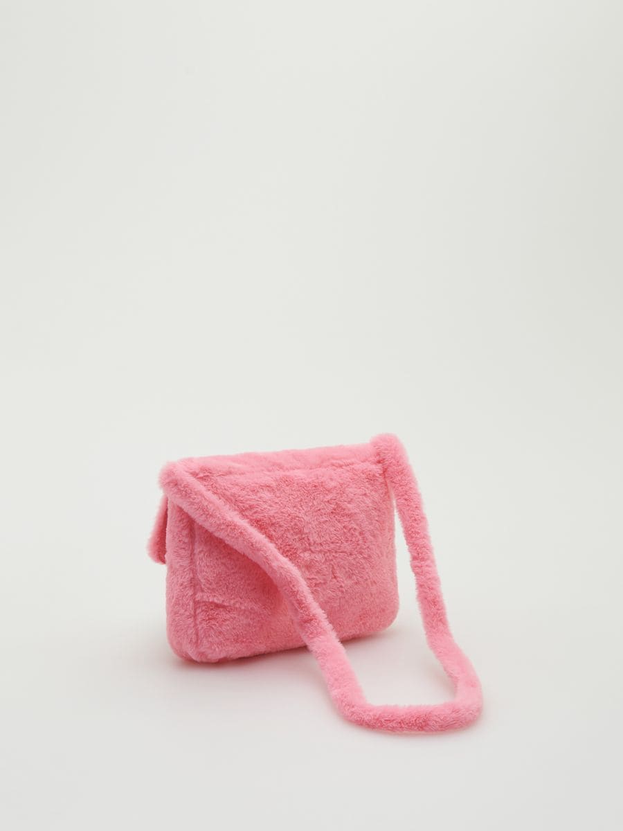 Fluffy bag - orchid - RESERVED - 3