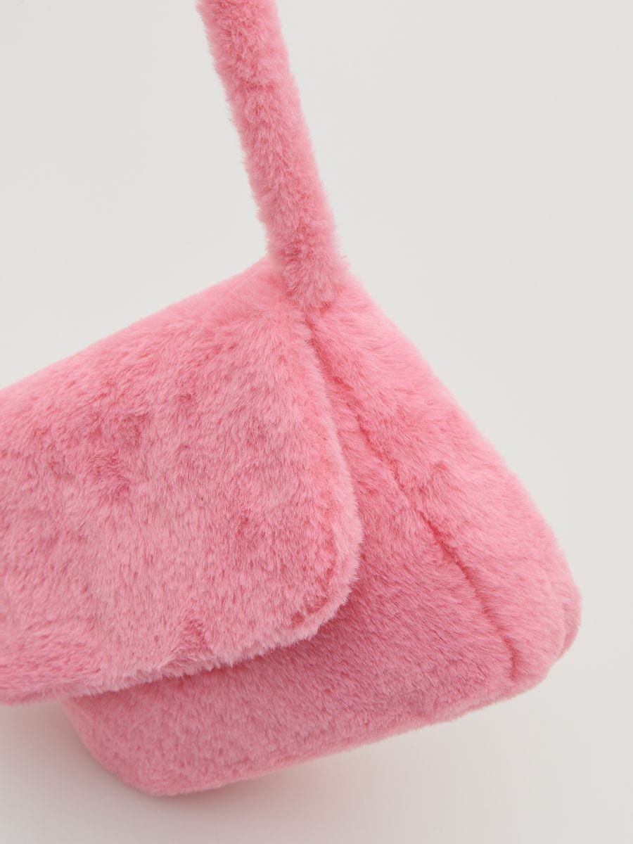 Fluffy bag - orchid - RESERVED - 4