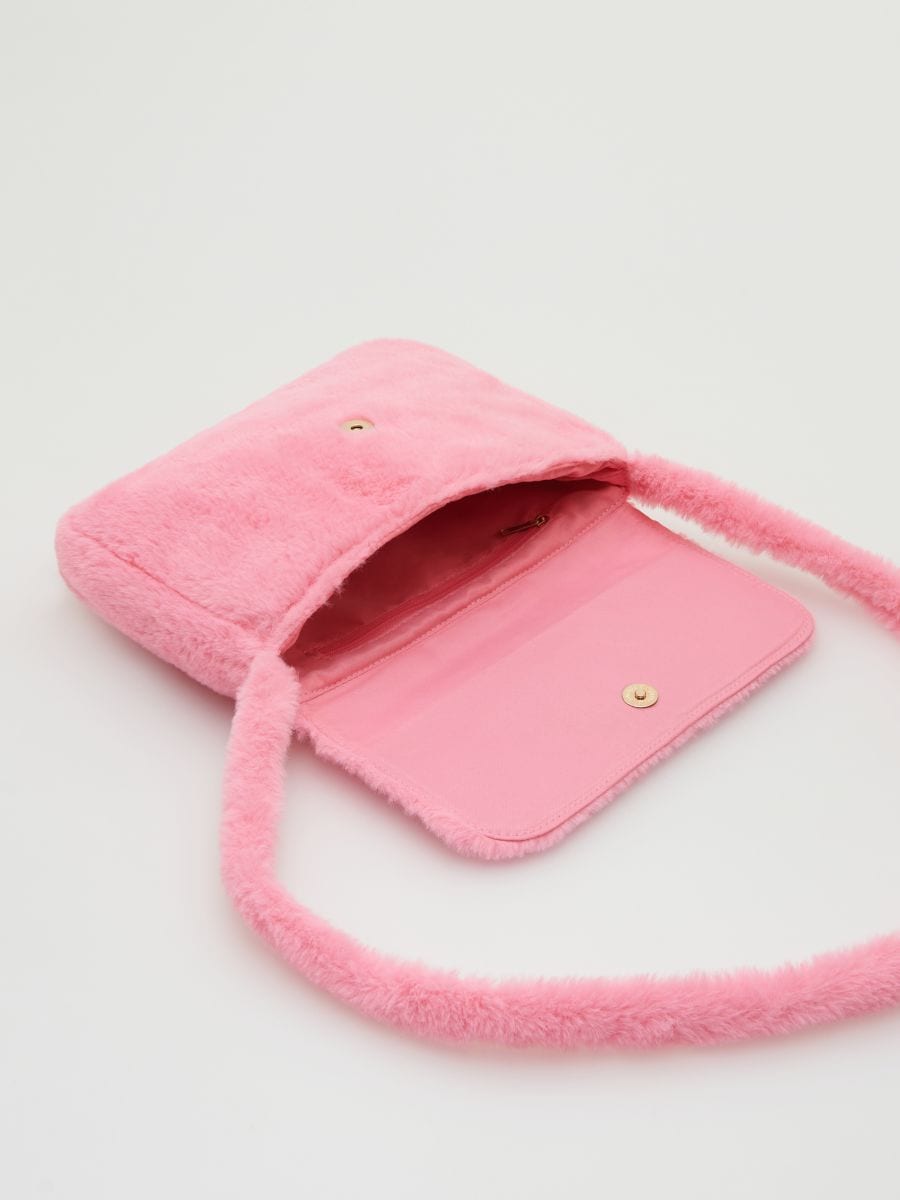 Fluffy bag - orchid - RESERVED - 5