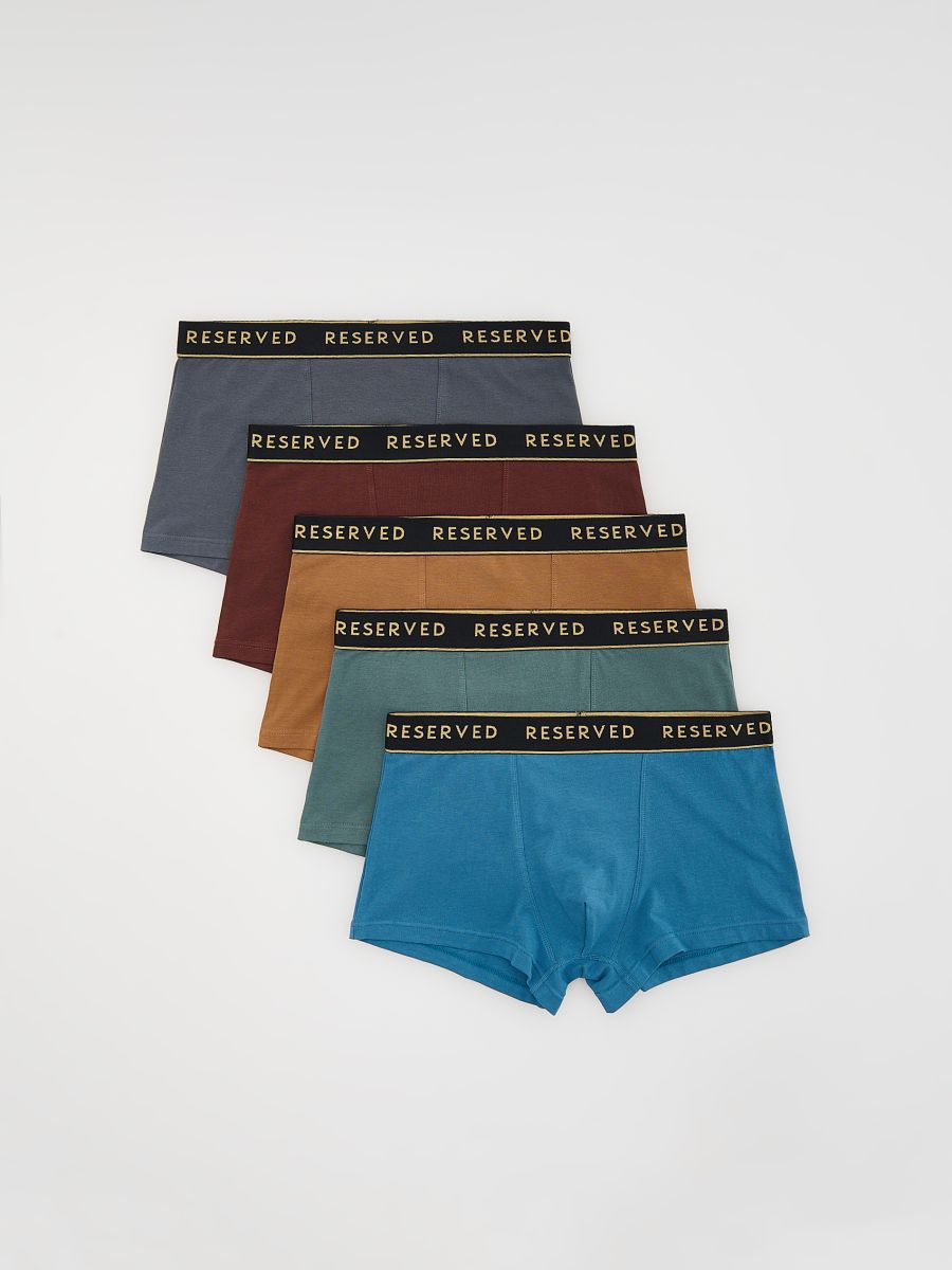Classic boxers 5 pack - steel blue - RESERVED
