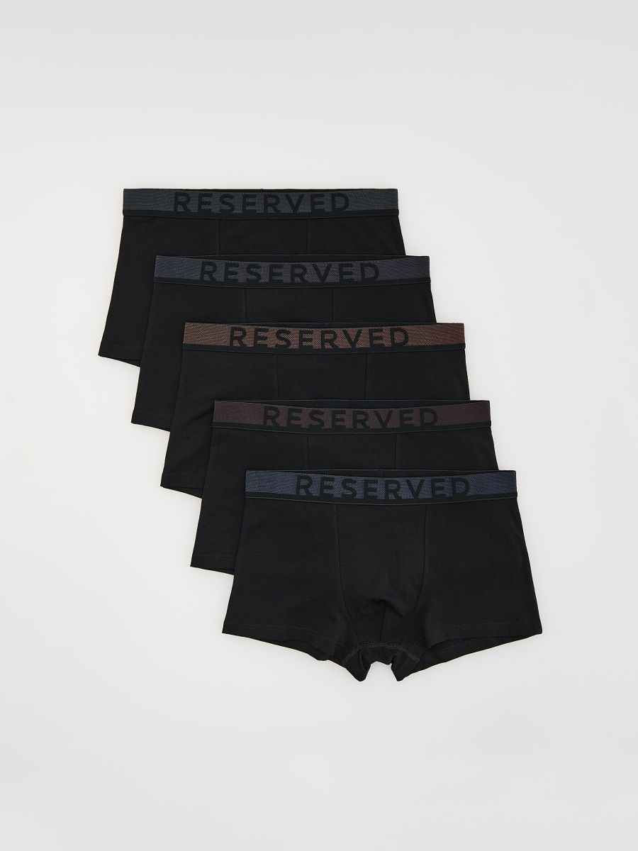 Classic boxers 5 pack - black - RESERVED