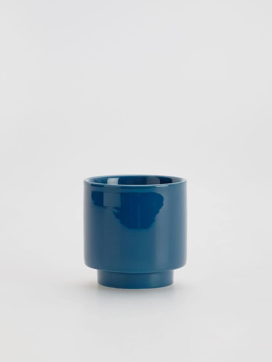 Керамічна чашка - індиго - RESERVED