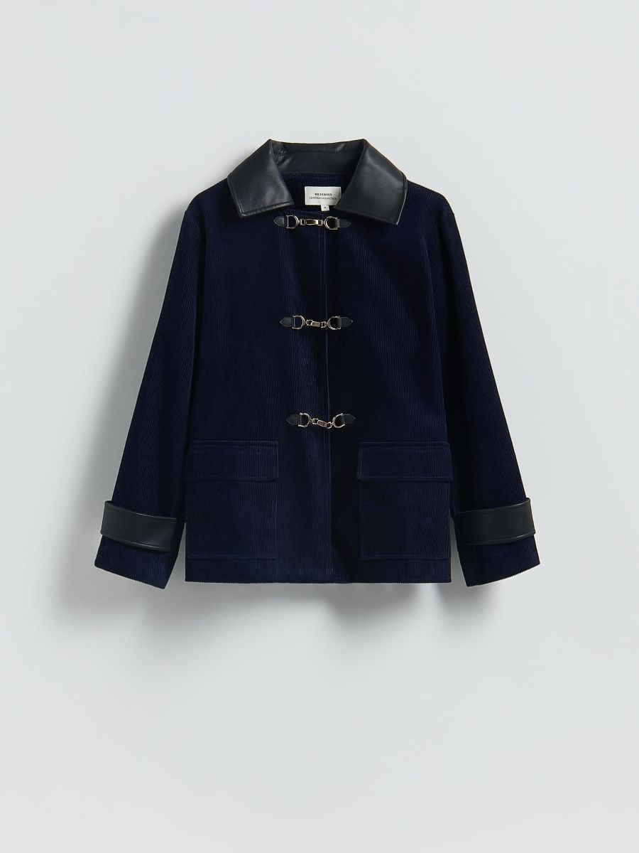 LADIES` JACKET - navy - RESERVED