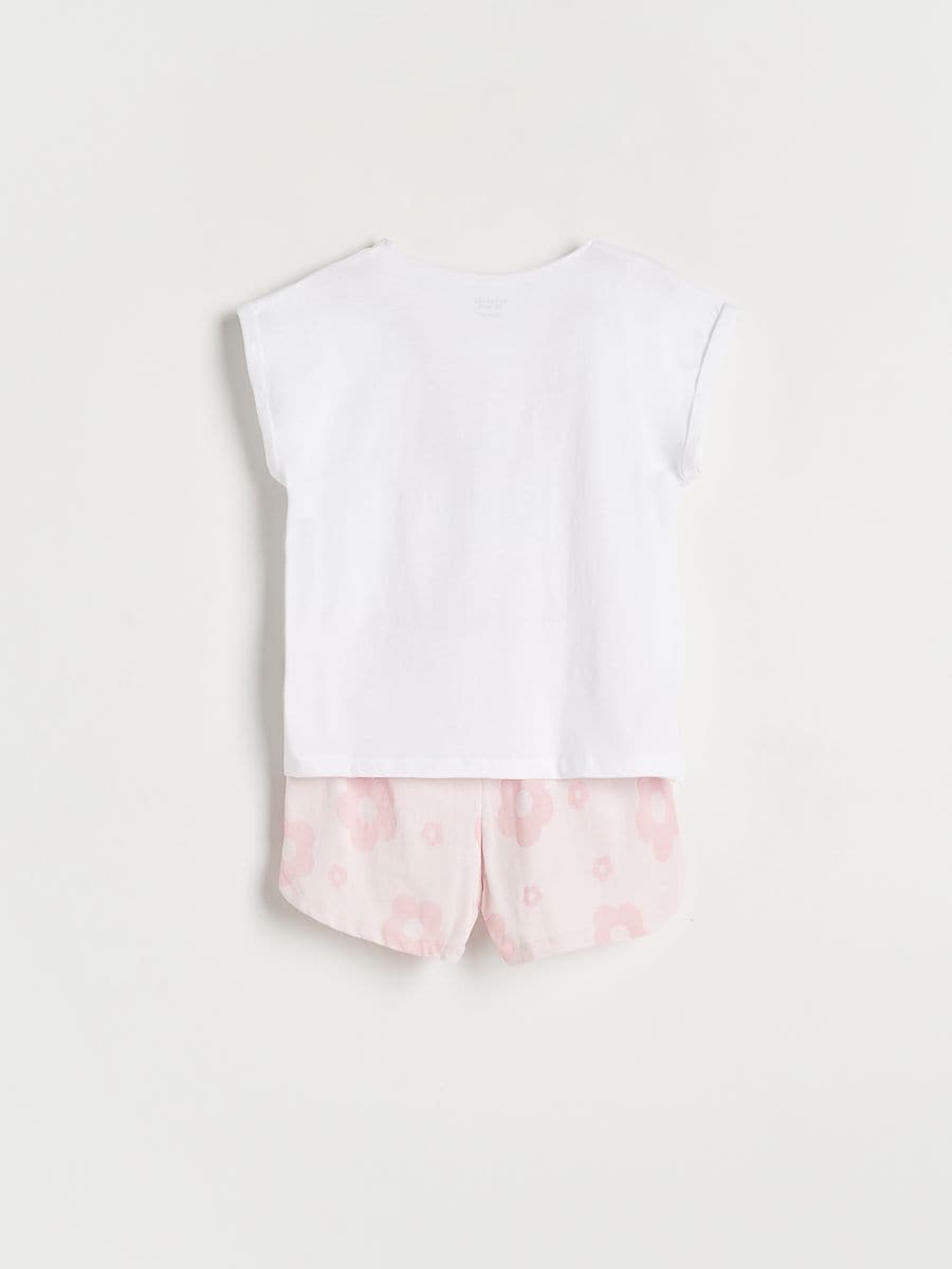 Two piece printed pyjama set - pastel pink - RESERVED - 2