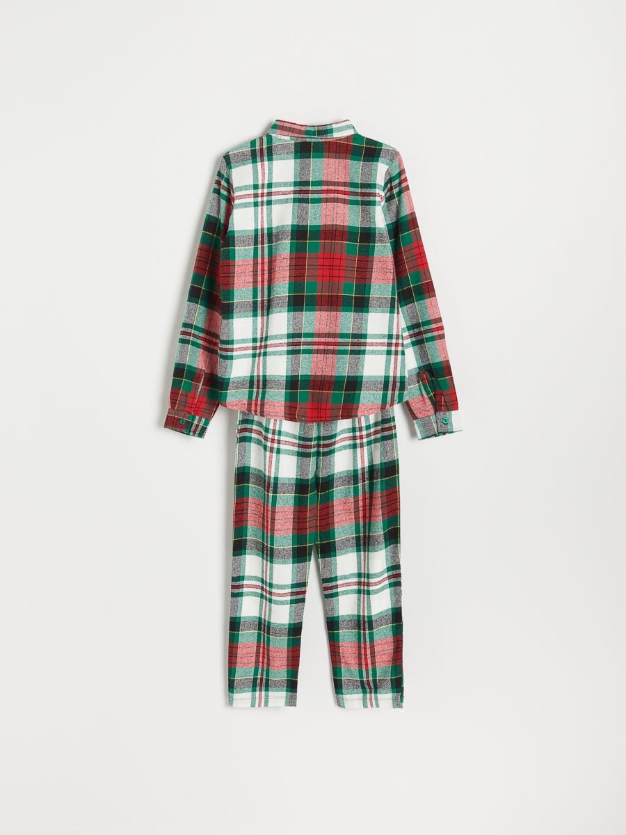 Two piece check pyjama set - cream - RESERVED - 6