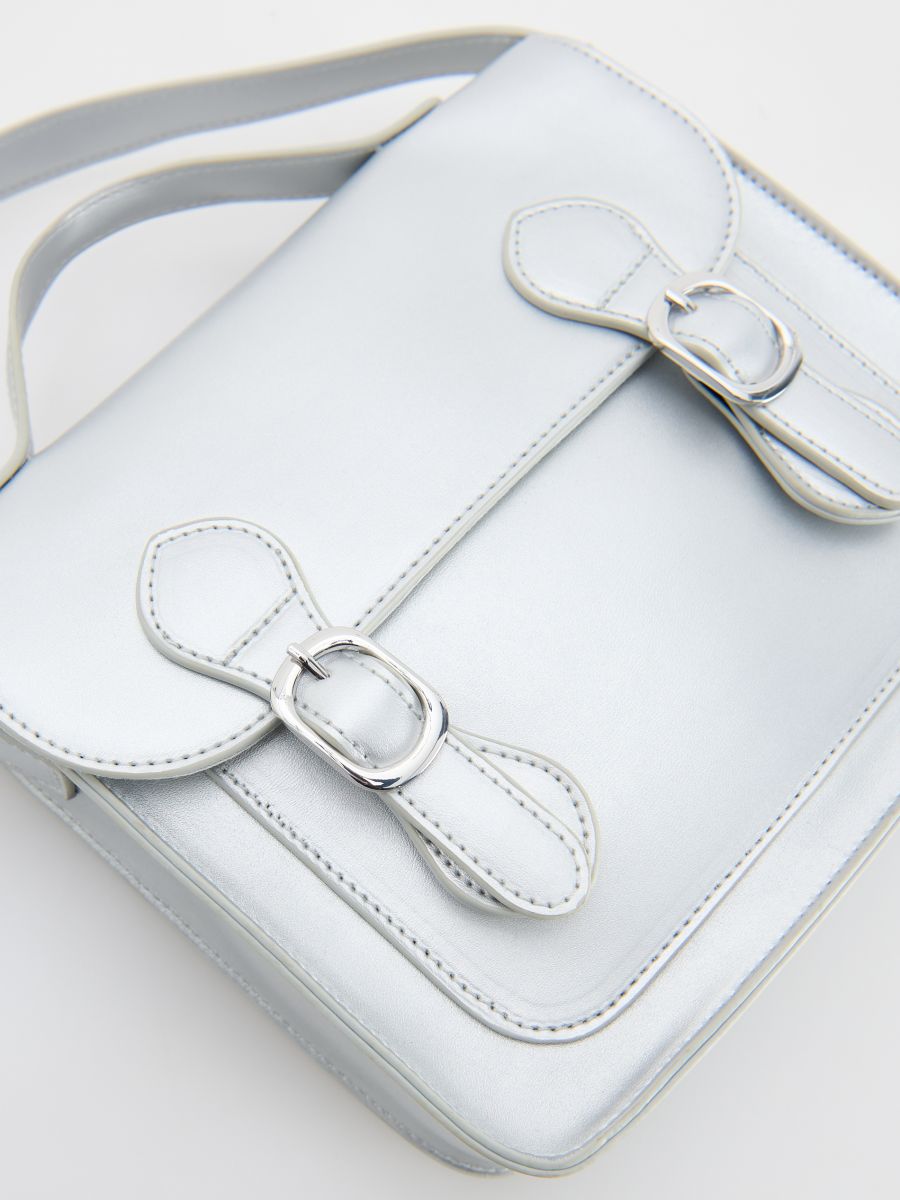 Briefcase bag - silver - RESERVED - 7