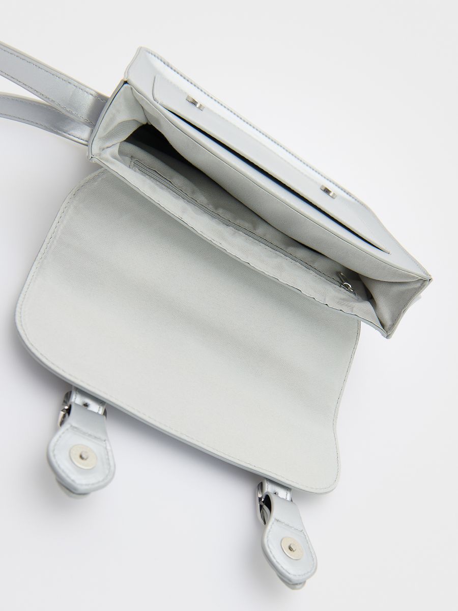 Briefcase bag - silver - RESERVED - 5