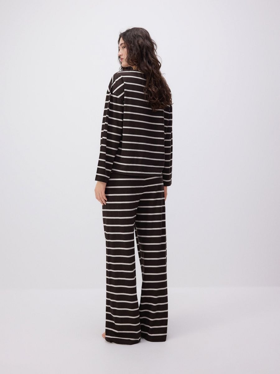 Two piece pyjama set - dark brown - RESERVED - 3
