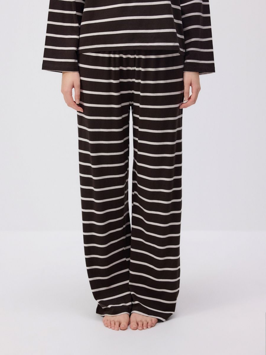 Two piece pyjama set - dark brown - RESERVED - 6