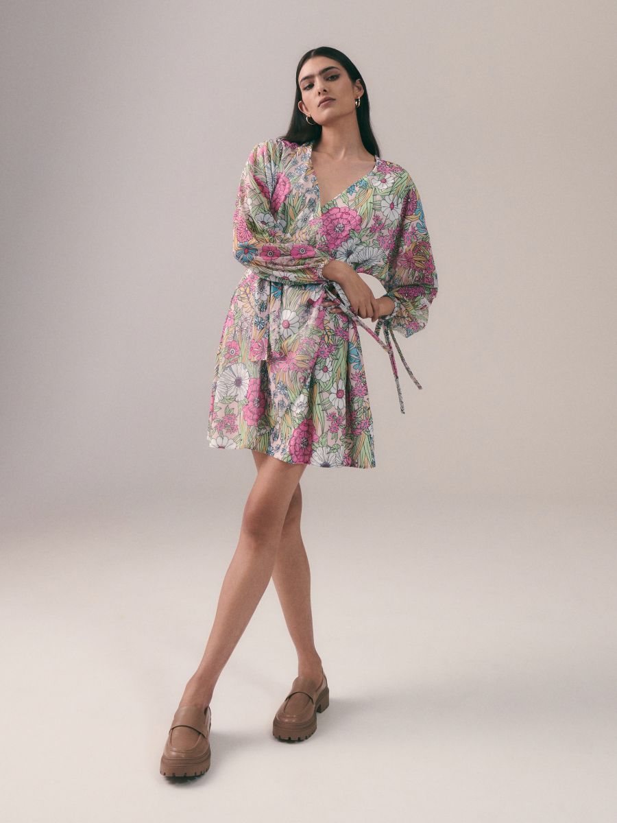Oxidize Feudal Asian Rochie stil kimono, RESERVED, 0589M-MLC