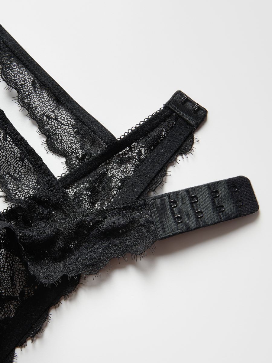 Lace push up bra - black - RESERVED - 5