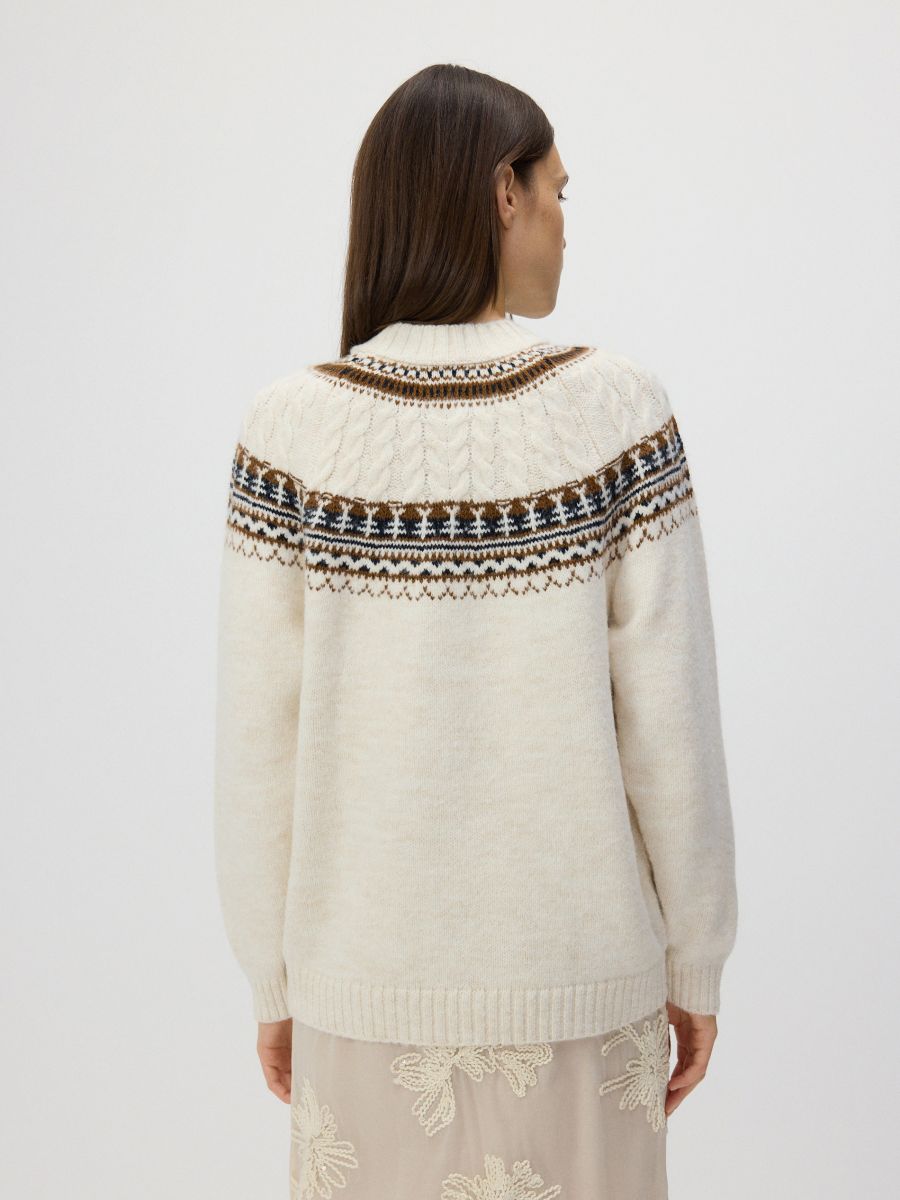Jumper with decorative details - multicolor - RESERVED - 4