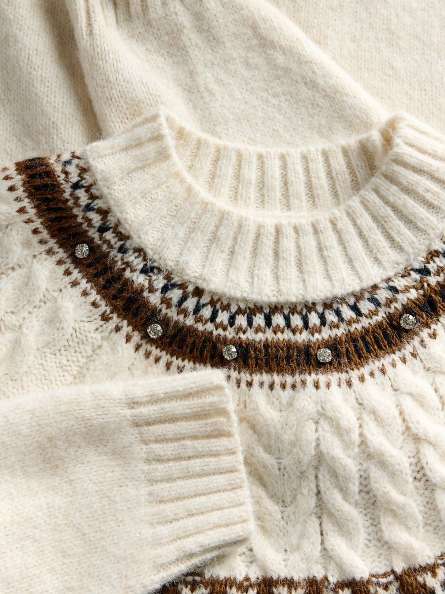 Jumper with decorative details - multicolor - RESERVED - 6