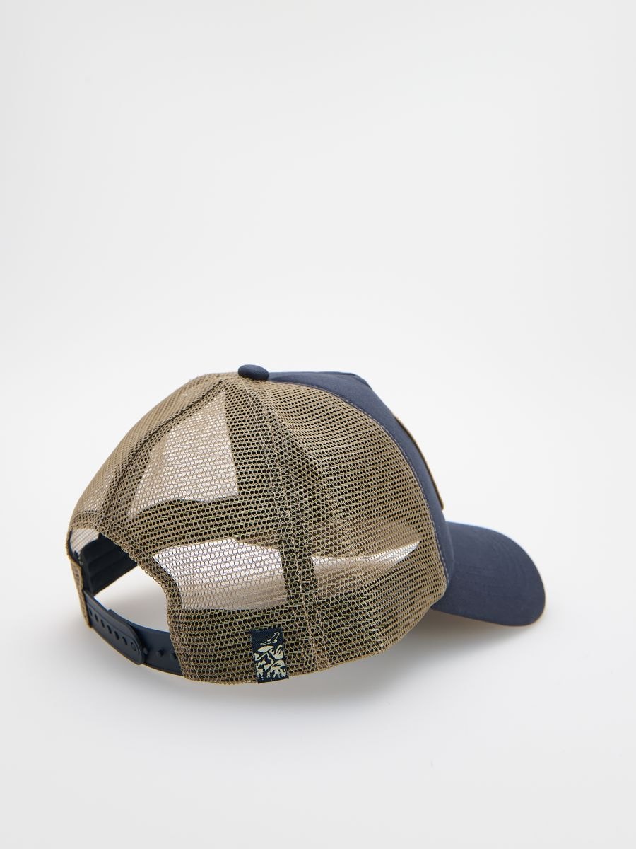 Trucker cap with patch - navy - RESERVED - 2
