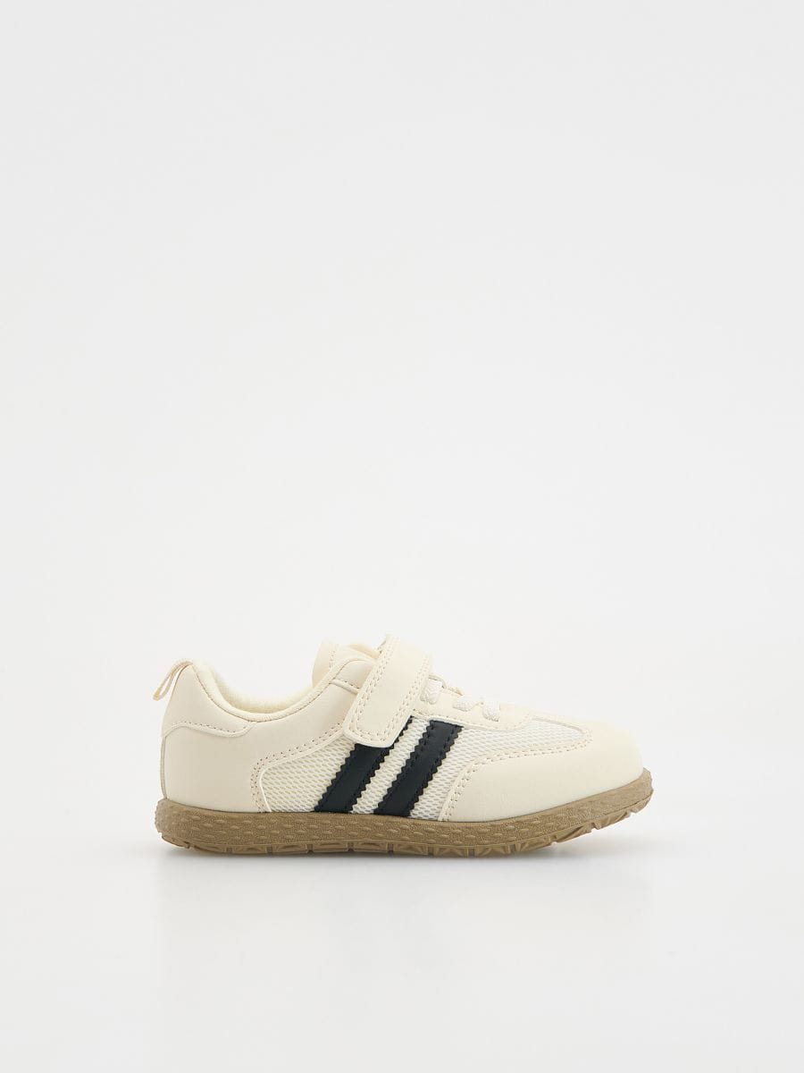 Trainers with Velcro fastening - cream - RESERVED - 2