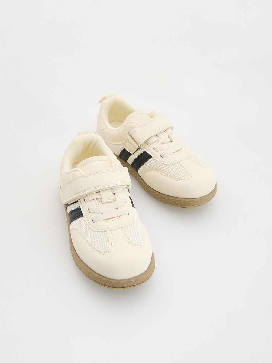 Trainers with Velcro fastening - cream - RESERVED - 2