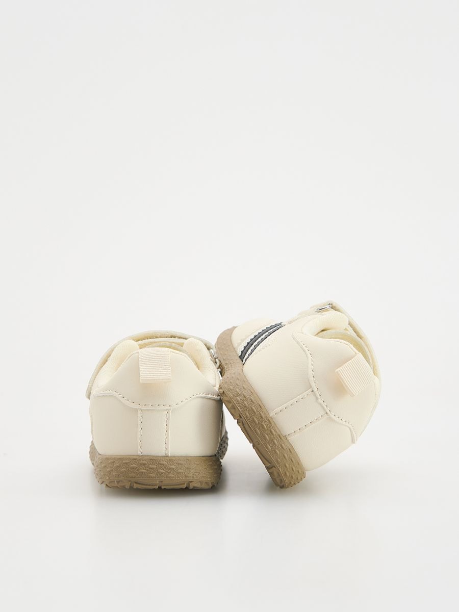 Trainers with Velcro fastening - cream - RESERVED - 3