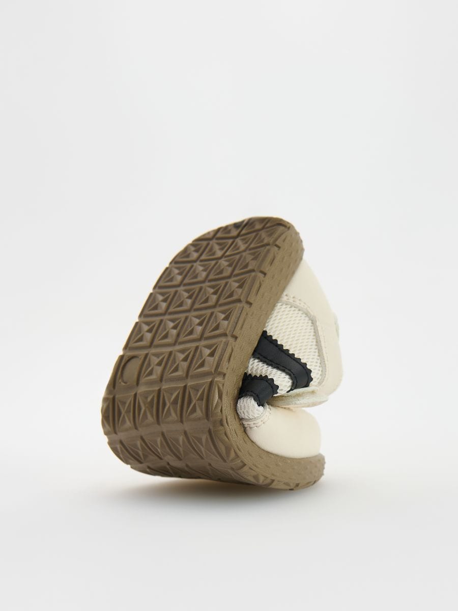 Trainers with Velcro fastening - cream - RESERVED - 7
