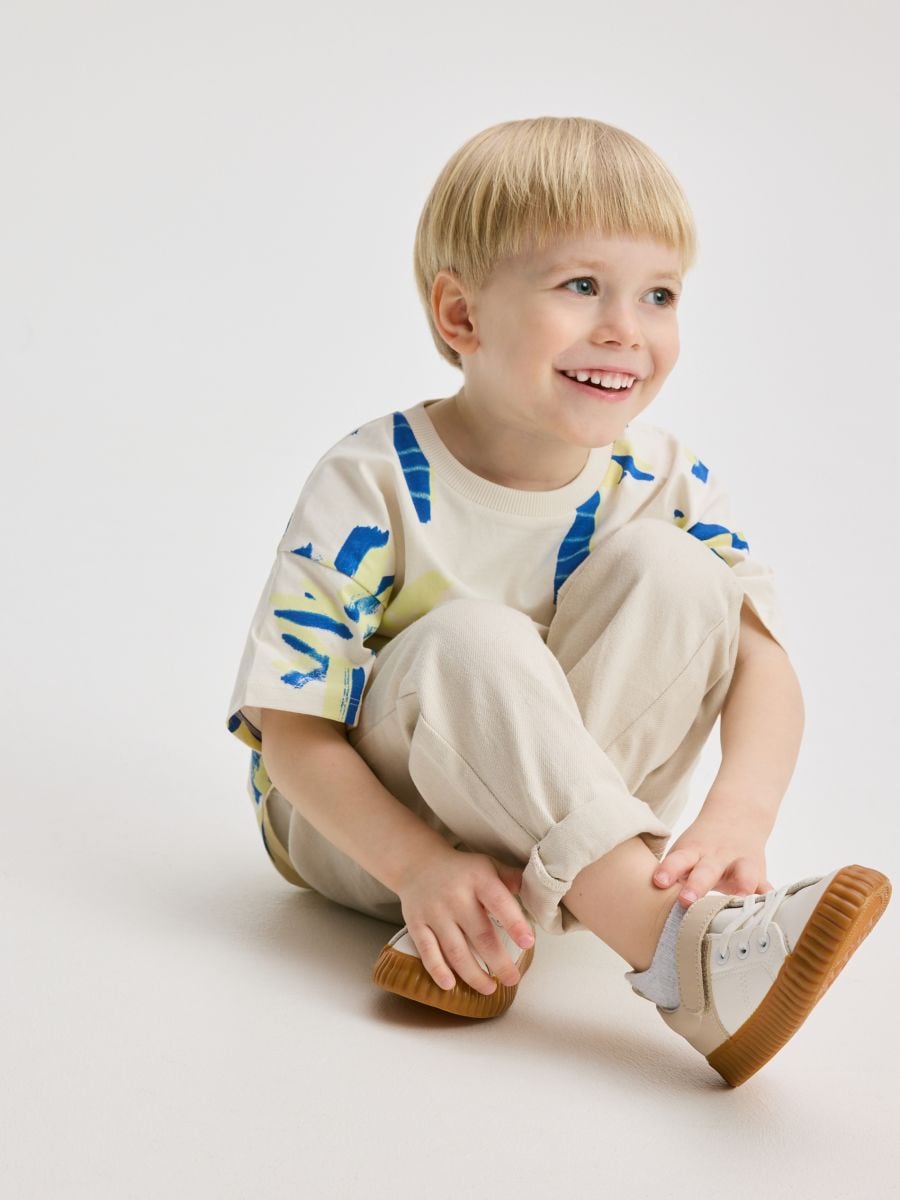Velcro strap trainers - beige - RESERVED - 6