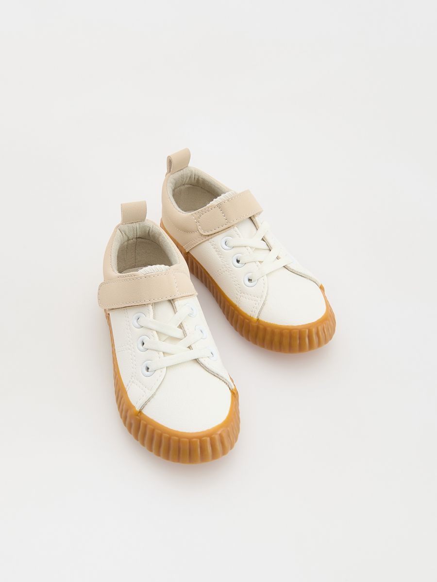 Velcro strap trainers - beige - RESERVED - 2