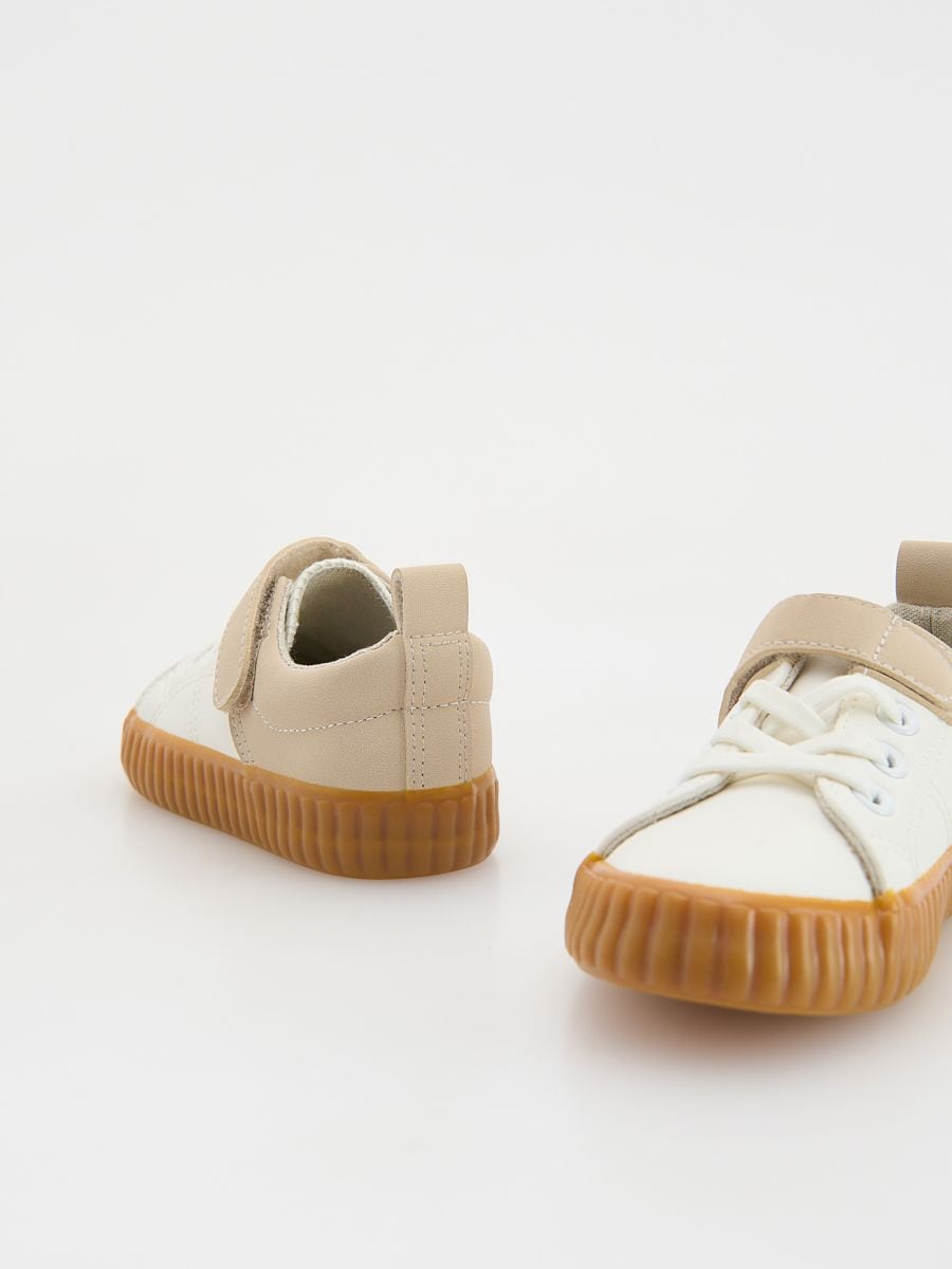 Velcro strap trainers - beige - RESERVED - 4