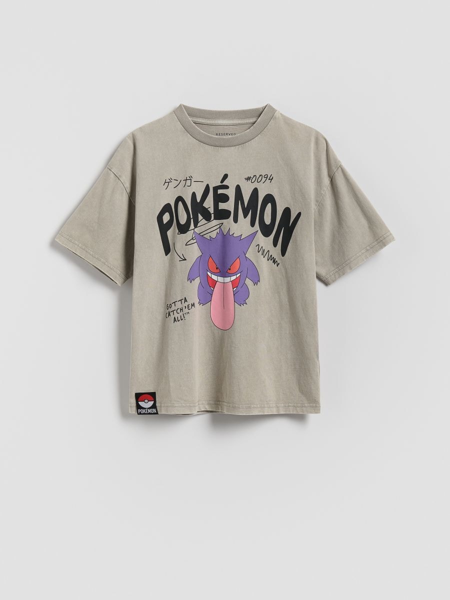 Pokémon T-shirt - light grey - RESERVED