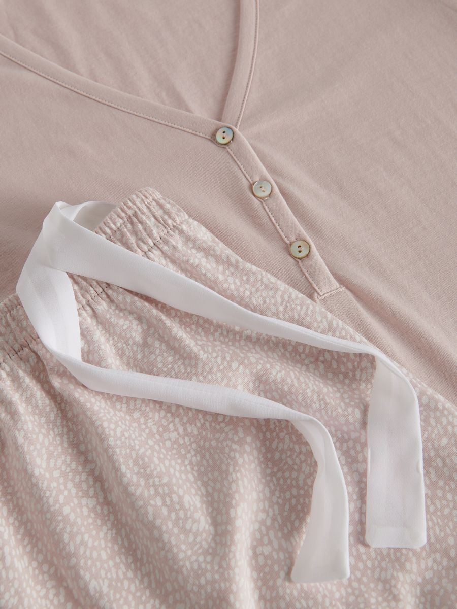 Zweiteiliges Pyjama-Set - rose - RESERVED - 6