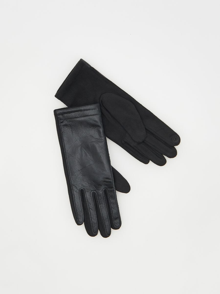 LADIES` GLOVES - crno - RESERVED