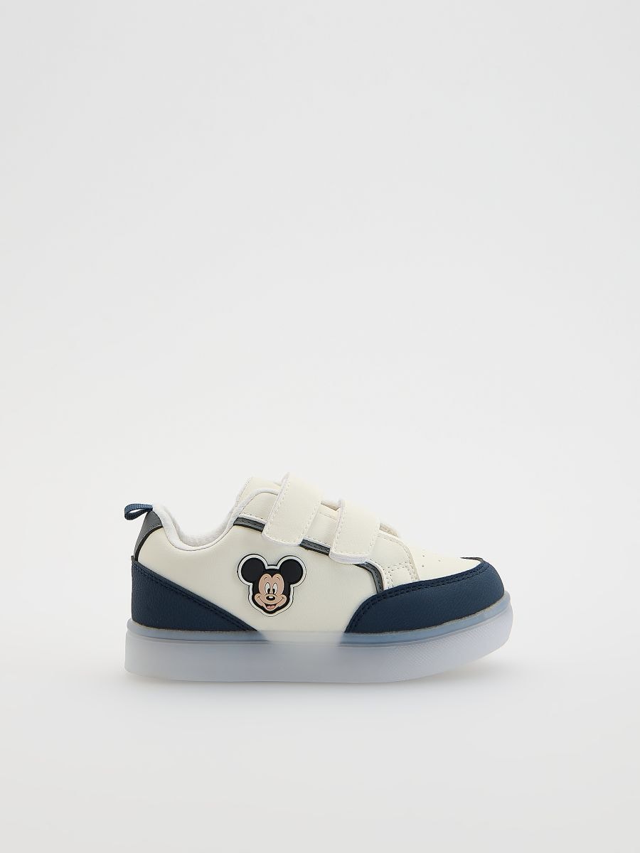 Schuhe mit Leuchtsohle Mickey Mouse - creme - RESERVED - 2