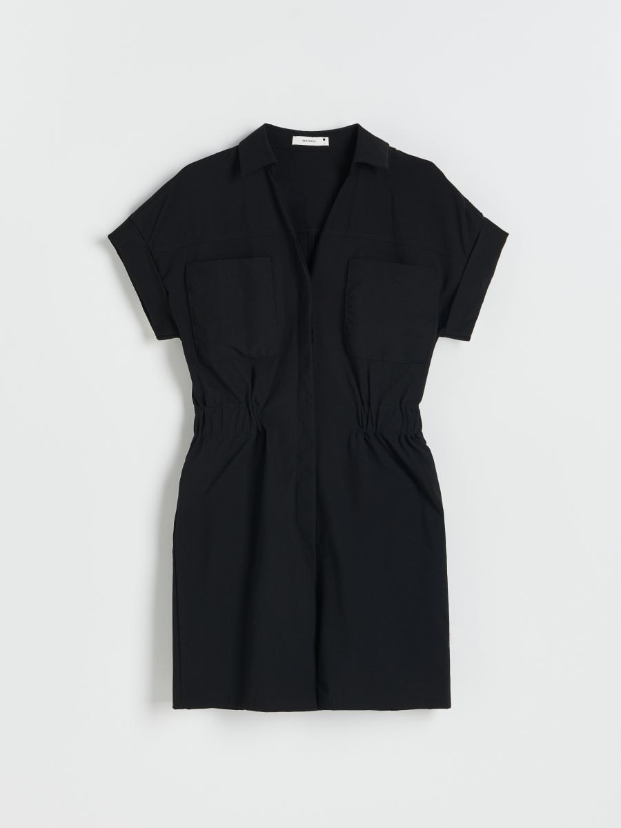 Jersey playsuit - black - RESERVED - 4
