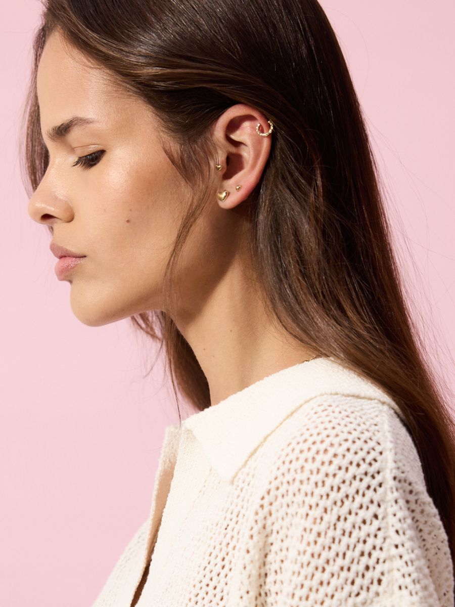Earrings set - golden - RESERVED - 3