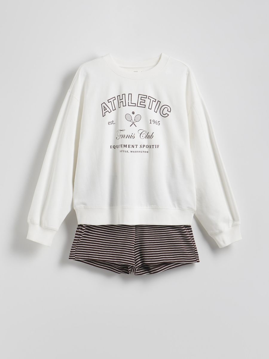 Zweiteiliges Pyjama-Set - braun - RESERVED - 4
