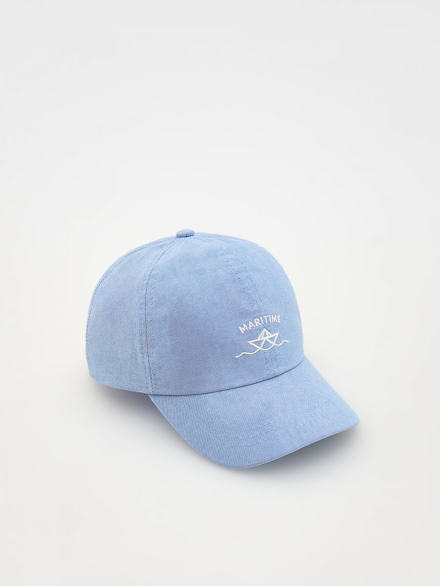 Cotton baseball cap - blue - RESERVED